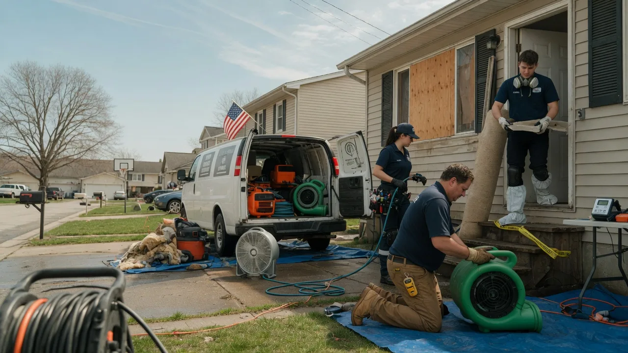Water Damage Restoration in Tuppers Plains, OH near me